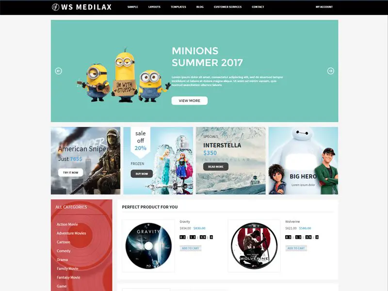 무료 온라인 오디오 스토어 Woocommerce Wordpress 테마