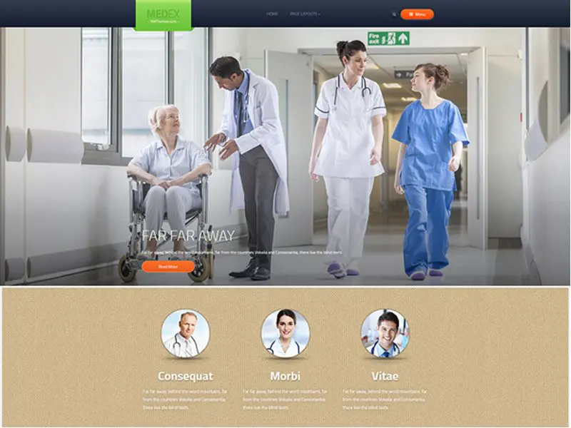Darmowy motyw Szpitala Wordpress