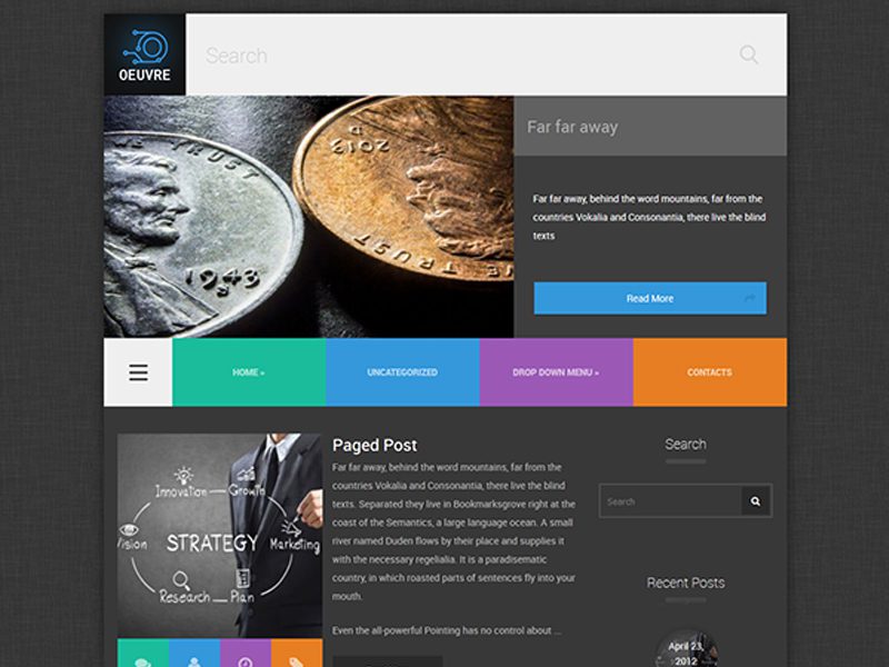 Oeuvre Free Wordpress Business Theme