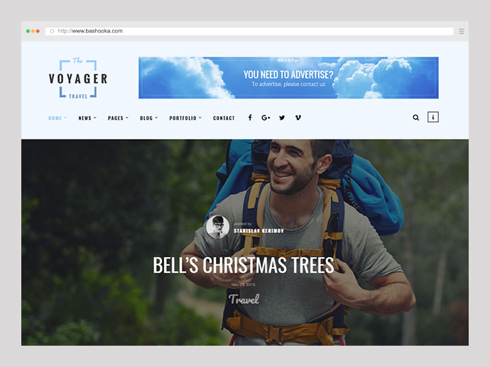 Voyager – Kreatives Blog-WordPress-Theme