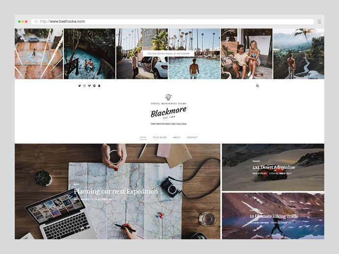 Blackmore – Responsives WordPress-Reiseblog-/Magazin-Thema