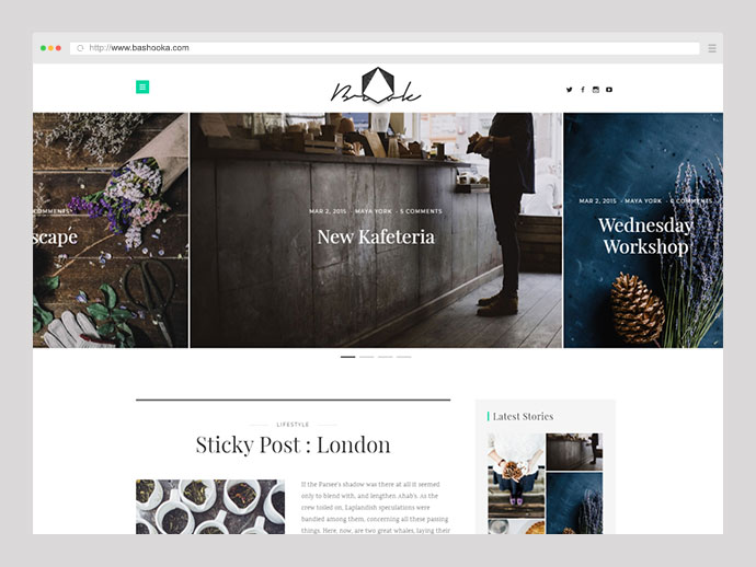 Bach | Leichtes und reaktionsschnelles WordPress-Blog-Theme