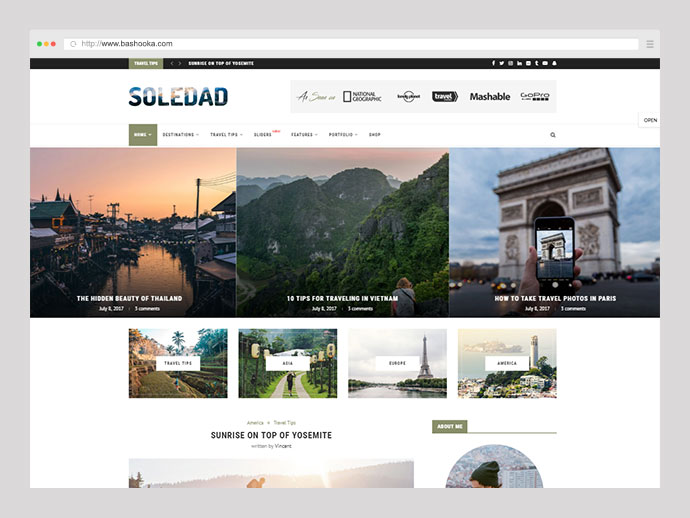 Soledad – Multi-Concept Blog/Magazin/News AMP WordPress Theme