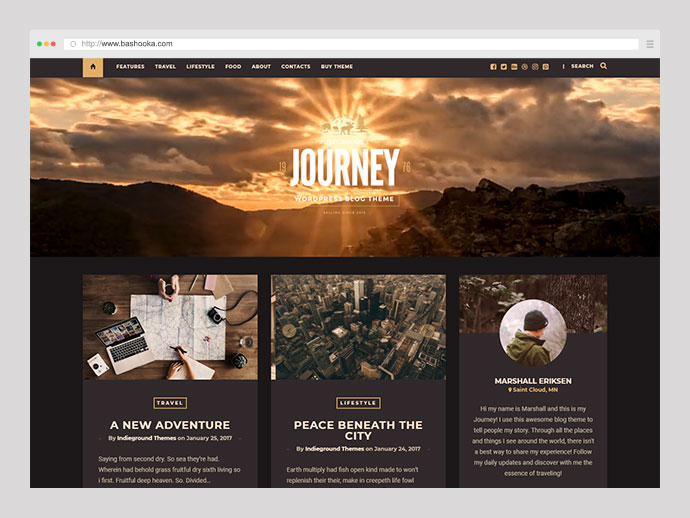 Journey - Persönliches WordPress-Blog-Theme