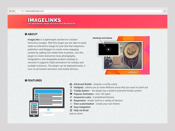 ImageLinks - Generatore di immagini interattivo per WordPress