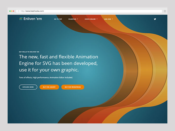 Motore di animazione SVG per WordPress