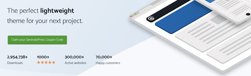 Code promo GeneratePress