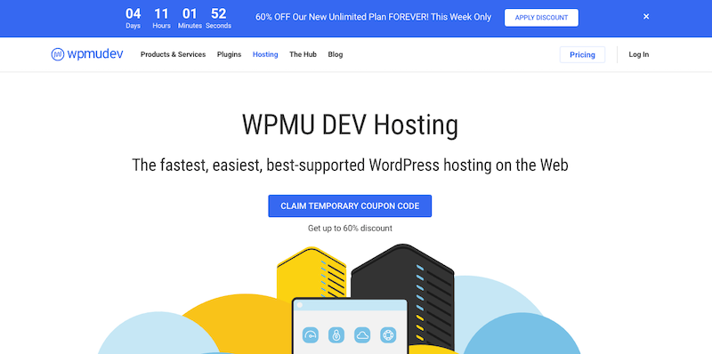 Code de coupon d'hébergement WPMU