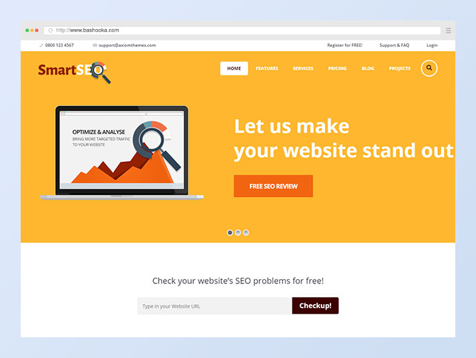 智能搜索引擎優化 | SEO 和營銷服務 WordPress 主題
