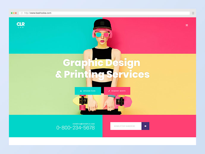 ColorLab - 印刷設計服務 WordPress 主題