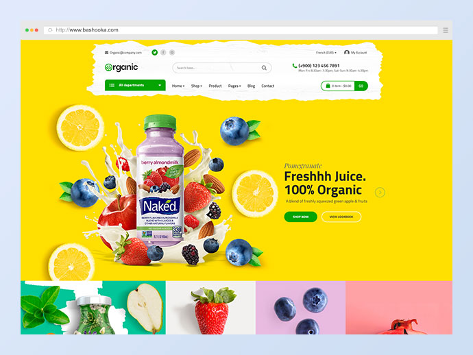 Biolife - 有機食品 WordPress 主題