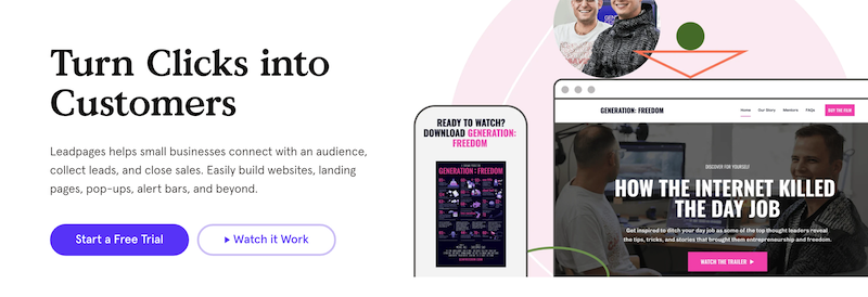 Leadpages - 훌륭한 Unbounce 리뷰