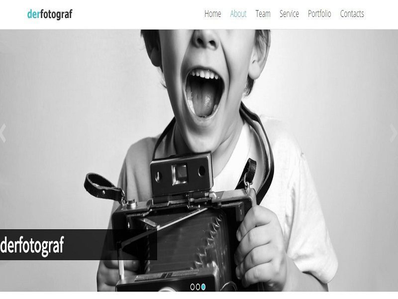 Derfotograf – Template Joomla per fotografi gratuito