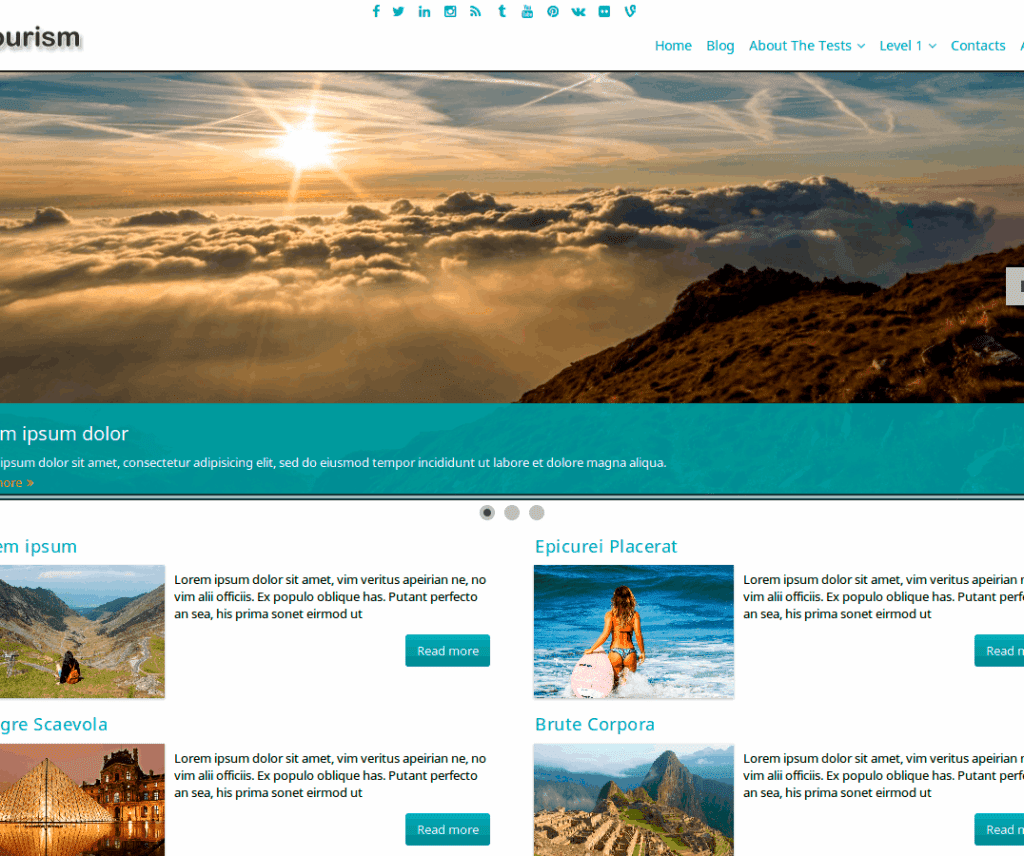 Ftourism Free Holiday Wordpress Theme