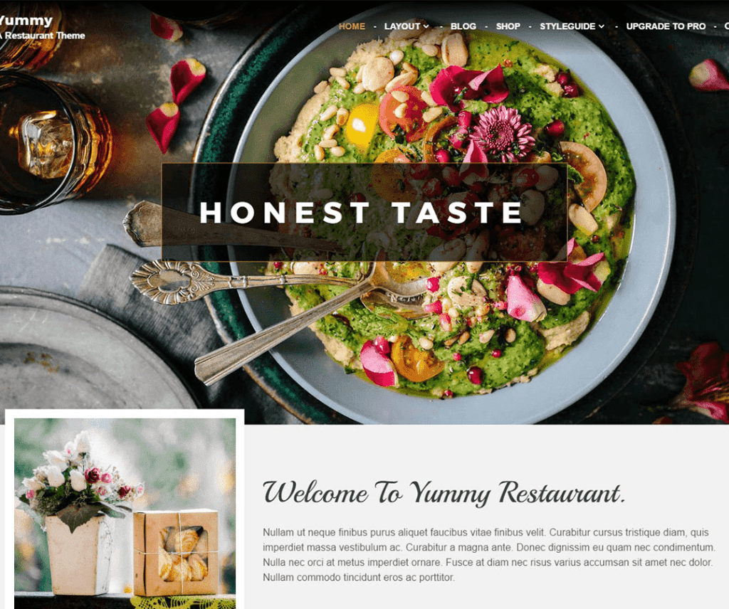 Pyszny darmowy świąteczny motyw Wordpress