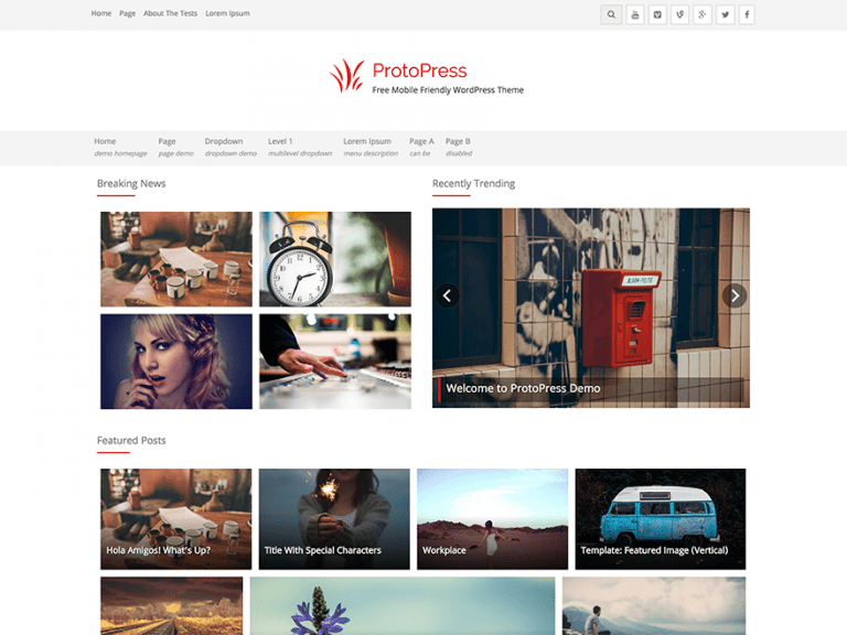 Protopress Darmowy świąteczny motyw Wordpress