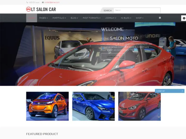 Lt Salon Car Free Responsywny Salon Car Szablon Joomla