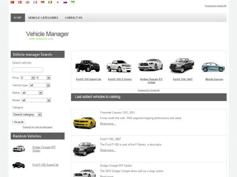 Os White Car Darmowy szablon Joomla