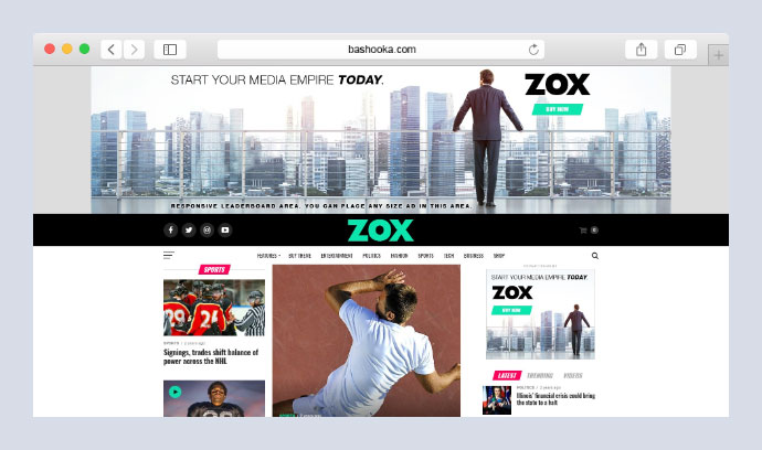 Zox 뉴스 - 전문 WordPress 뉴스 및 잡지 테마