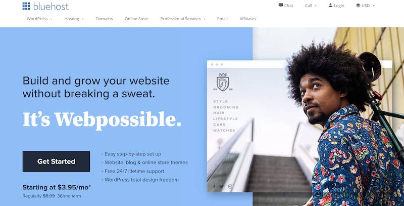 عمليات Bluehost WordPress
