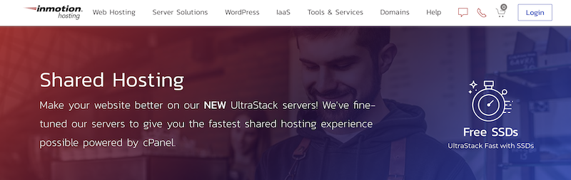 عملية Inmotion WordPress