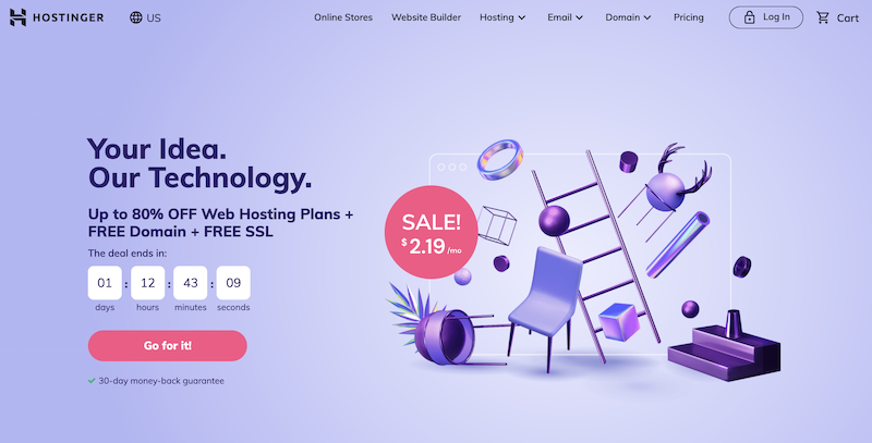 عملية Hostinger WordPress