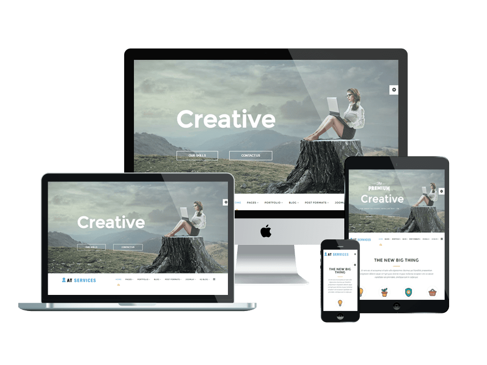 ที่บริการ ฟรีเทมเพลต Joomla สำหรับธุรกิจ