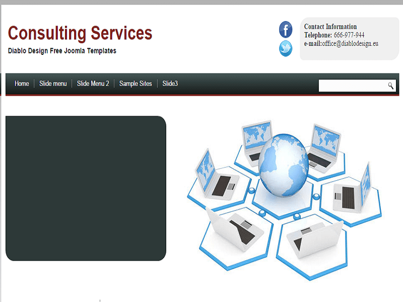 Consultanță – Șablon Joomla gratuit pentru echipă