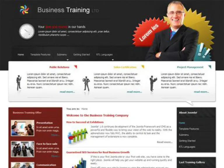Dj Business006 Șablon Joomla de afaceri gratuit
