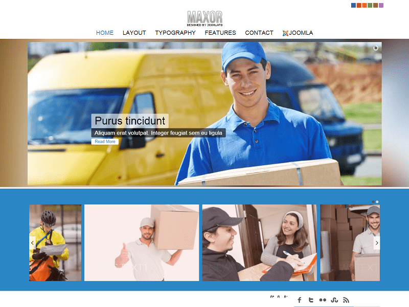 Td Maxor – Industria șabloanelor Joomla gratuite