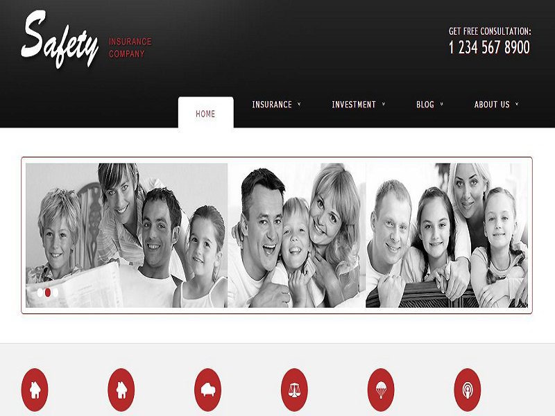 Siguranță – șablon Joomla Build gratuit