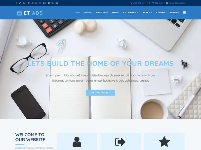Et Ads Annunci gratuiti Template Joomla