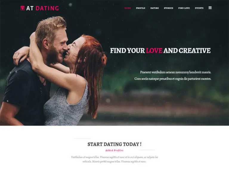 A Incontri Onepage Incontri gratuiti Modello Joomla di Onepage