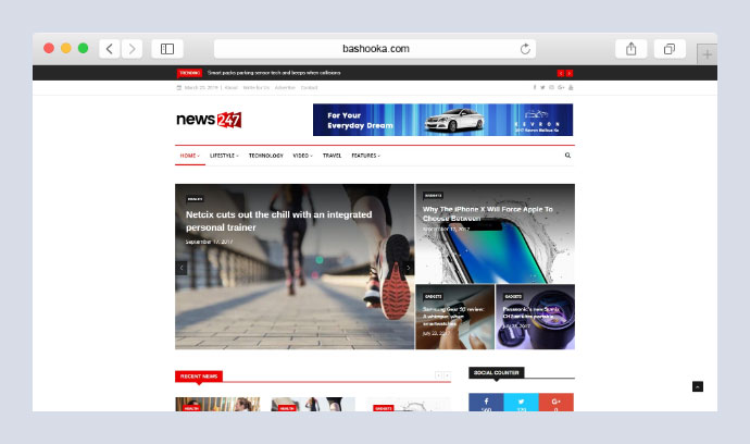 News247 - 新聞雜誌 WordPress 主題