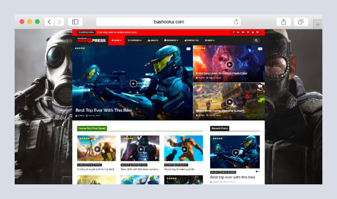 Nanopress - WordPress 響應式博客和雜誌主題