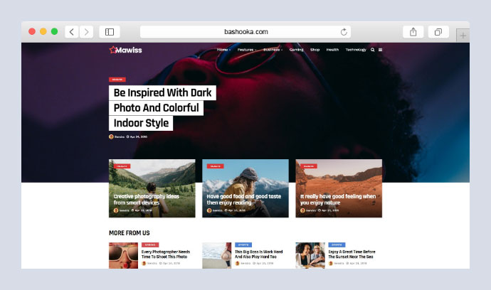 Mawiss - WordPress 博客雜誌主題