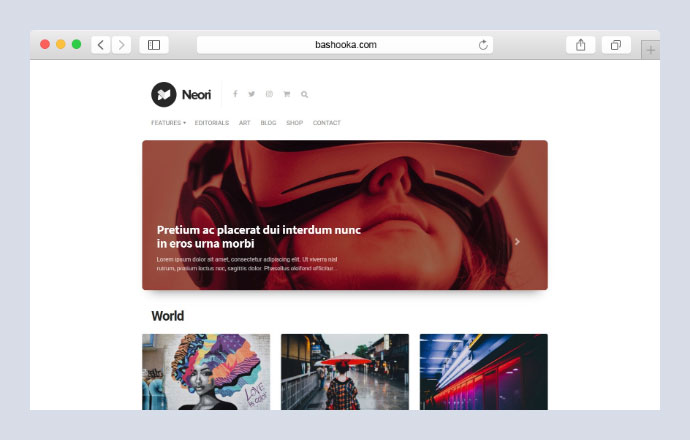 Neori - 新聞和雜誌 WordPress 主題