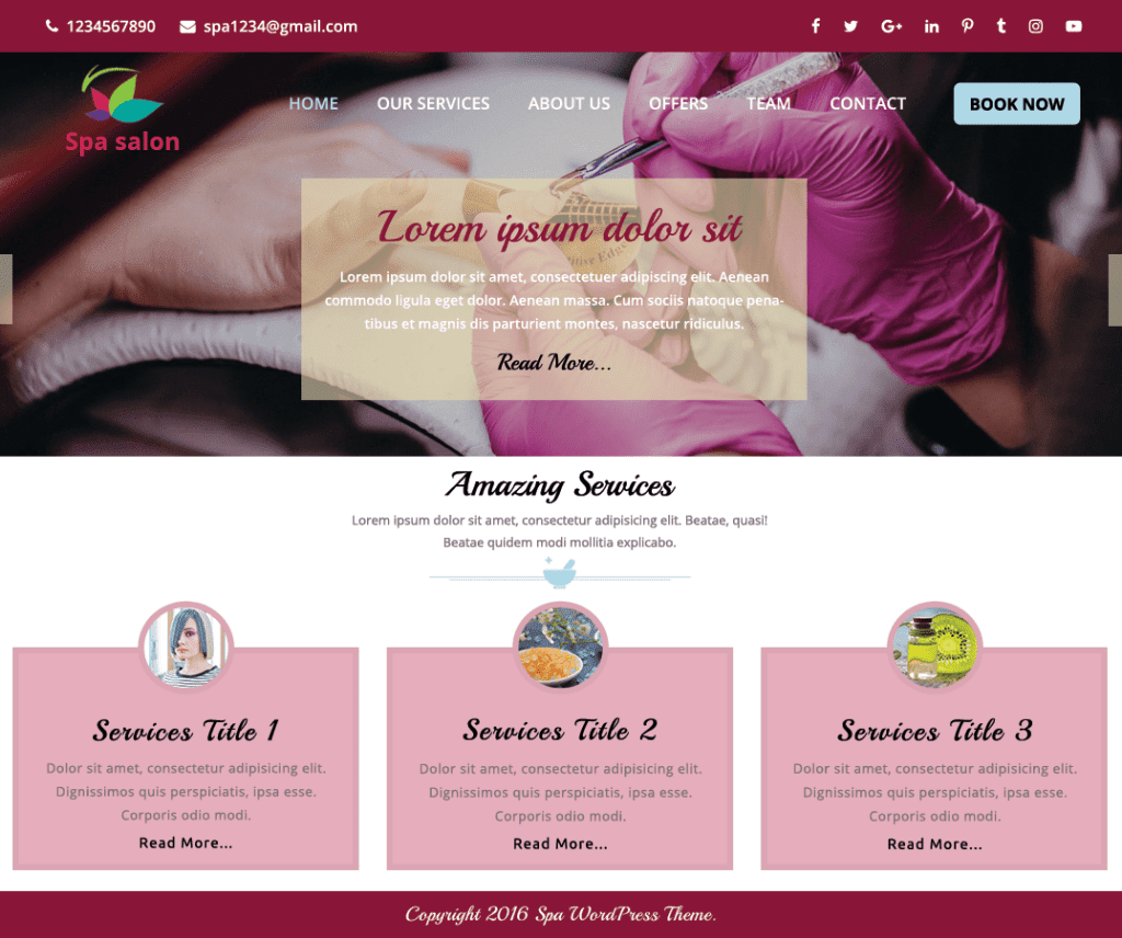 Tema Wordpress de divertisment gratuită Vw Spa Lite