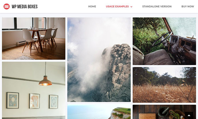 WP Media Boxes Portfolio – Responsives WordPress-Grid-Plugin