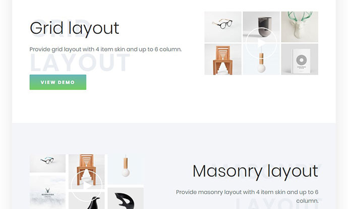 Grid Plus - Unbegrenztes Grid-Layout