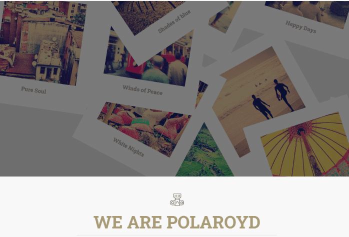 Polaroyd Free Bootstrap Template ดาวน์โหลดฟรี 1