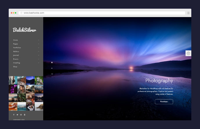 Argento nero | Tema fotografico per WordPress