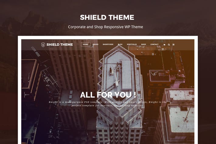 Scudo - Tema WordPress reattivo creativo