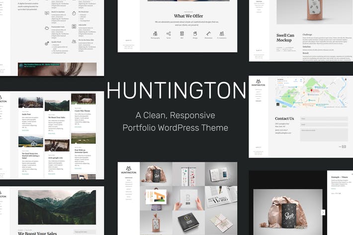 Huntington – Tema WordPress Portfolio reattivo