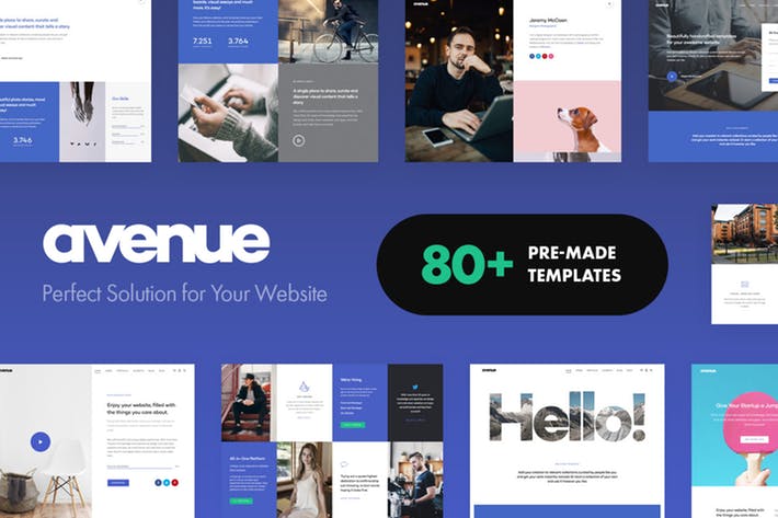 Avenue - Tema WordPress multiuso creativo