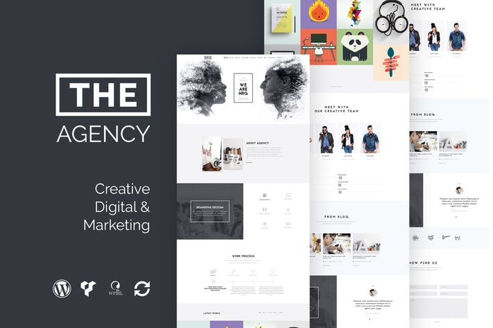 The Agency - Tema WP Creative One Page Agency