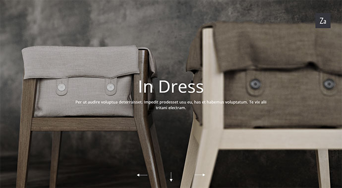 Za - Tema WordPress per portfolio di moda creativa