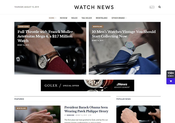 JNews - WordPress Newspaper Magazine Blog ธีม AMP