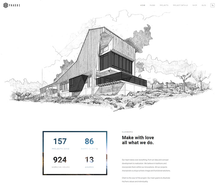 ปราก | สถาปัตยกรรม WordPress สถาปัตยกรรม