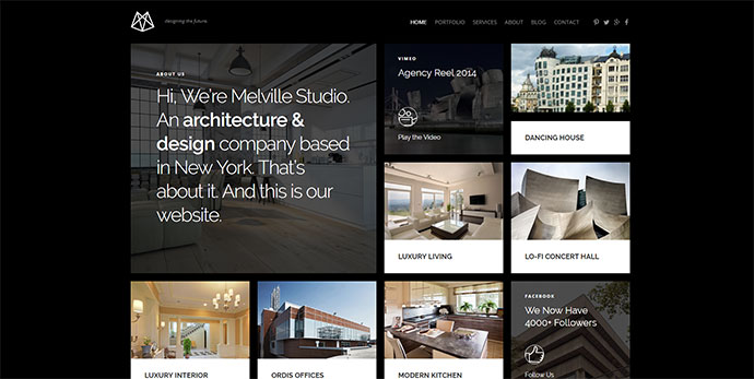 Melville – Architecture WordPress Theme